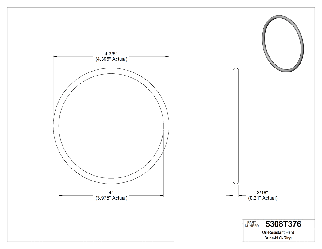 Technical drawing - 5308T376